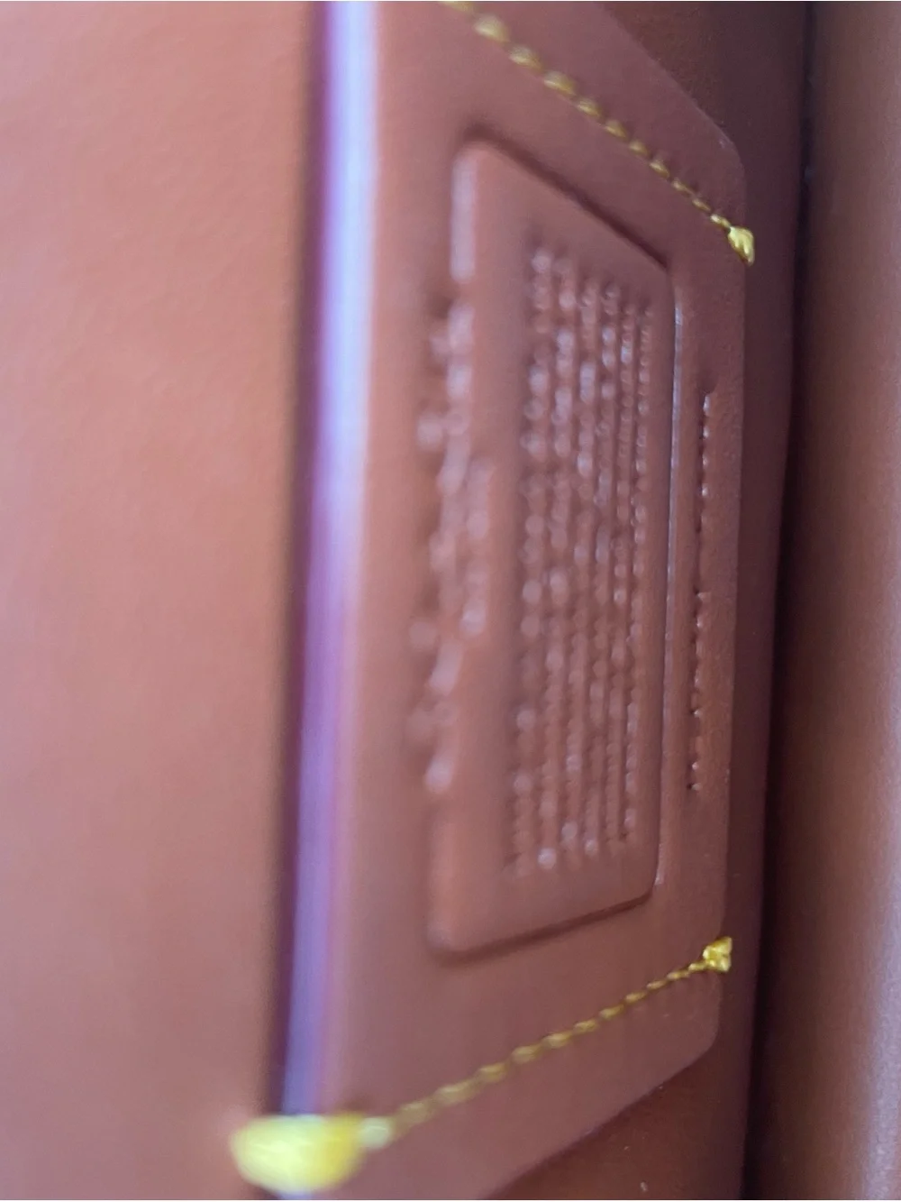 Coach Leather Signature Crossbody